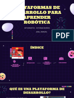 Plataformas de Desarrollo para para Aprender Robótica