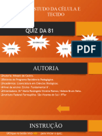 Estudo Da Célula e Tecidos