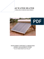 Solar Water Heater