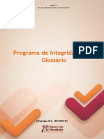 Programa de Integridade BNB - Glossário