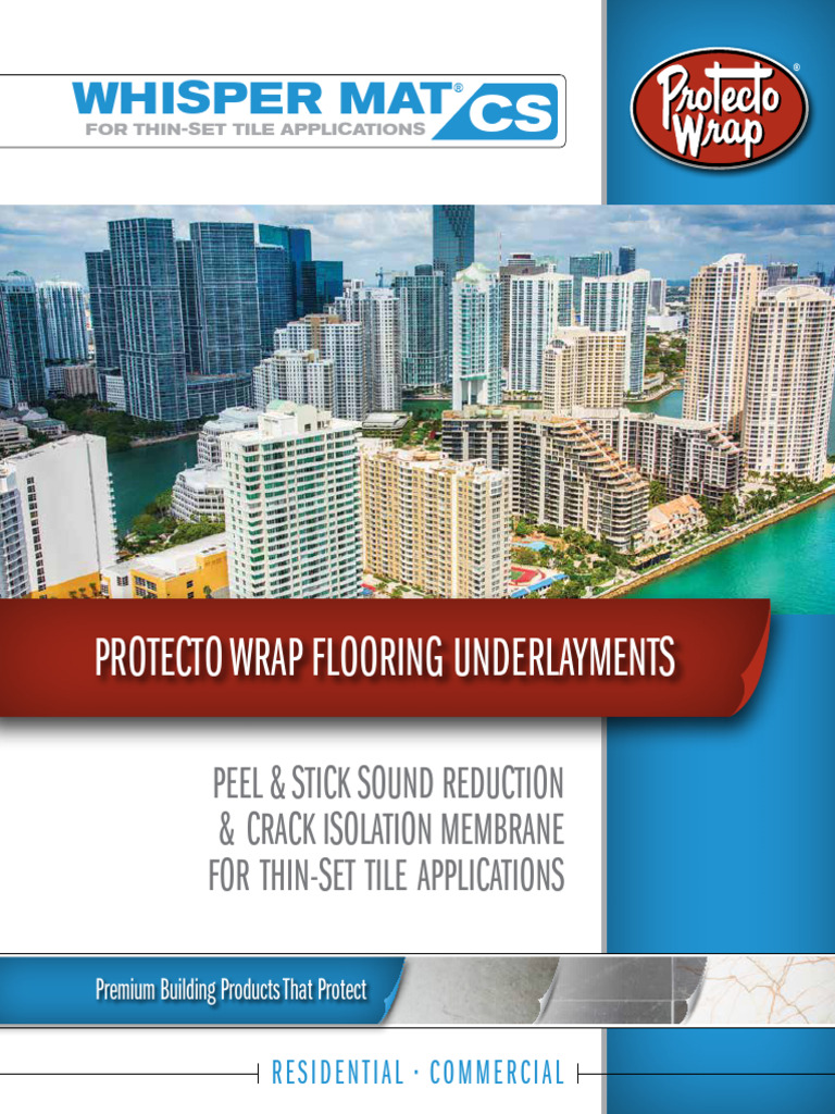 Whisper Mat CS Brochure FINAL Eng 10 23 PDF Flooring Concrete