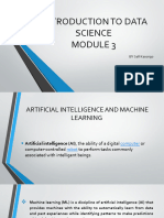 Introduction To Data Science Module 3