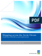 Shipping Across The Arctic Ocean Position Paper