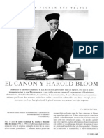 El Canon y Harold Bloom 1132359