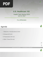 US HealthCare 101 - Spring 2024