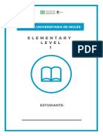 Booklet - Elementary 1