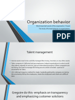 1.1 Organization Behavior