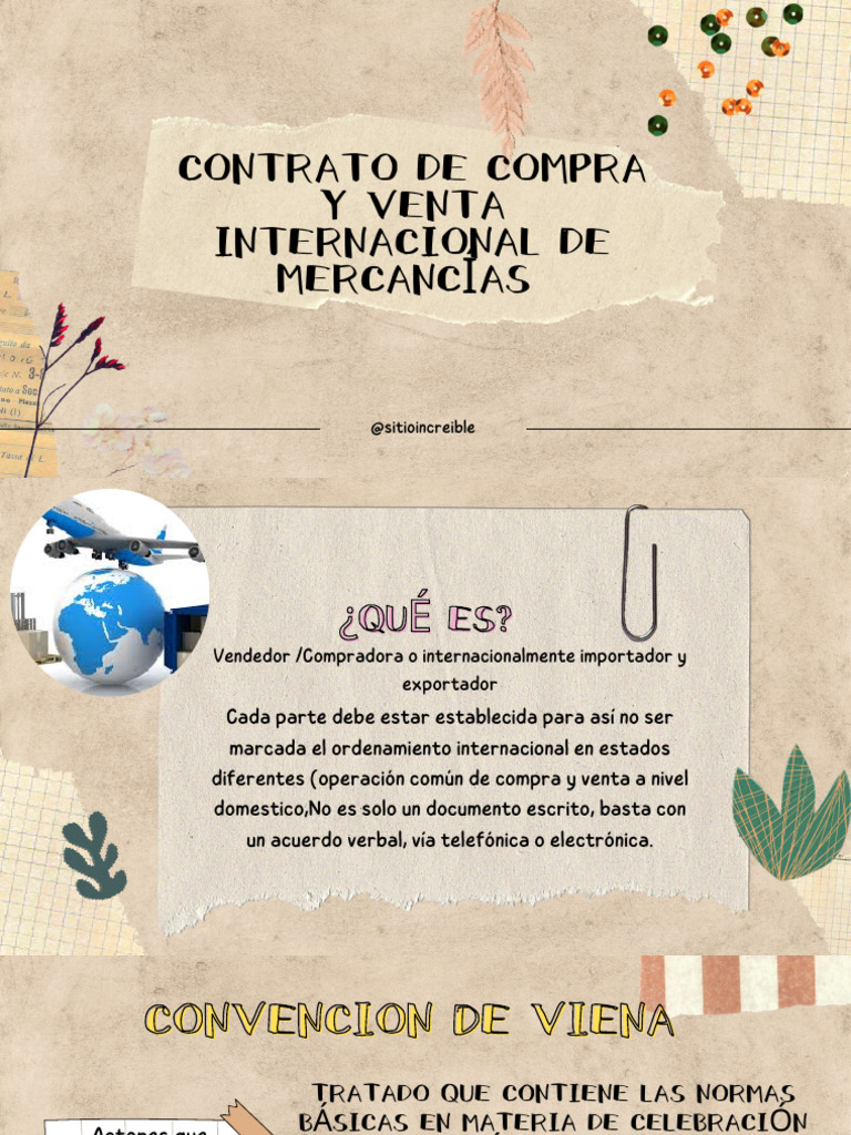 Contrato Internacional de Compra y Venta | PDF