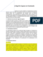 Extracción Ilegal de Órganos en Guatemala