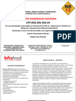 Certificado NR 12 Operação - Pequenas Manobras - Renato Domingos