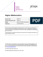 H Course Spec Mathematics