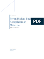 Download Peran Biologi Bagi Kesejahteraan Manusia by Christio SN7263667 doc pdf