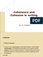 Coherence and Cohesion in Writing (1)