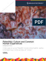 WHP 2-2-4 Read - Paleolithic Culture and Common Human Experiencess - 1250L
