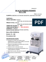 Suctor de Alta Potencia Rodante de 5litros - Mod.7a-23b - WM - 973