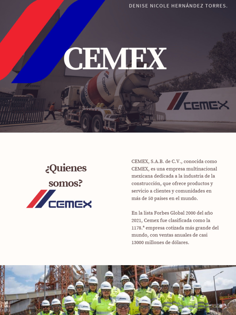 CEMEX: Líder en Construcción Global | PDF | Economias