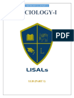 Sociology-1 (LISALS) - 1