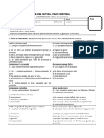 Prueba Lectura Complementaria El Superzorro