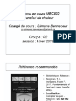 MEC532 - COURS#1 Intro Et Conduction