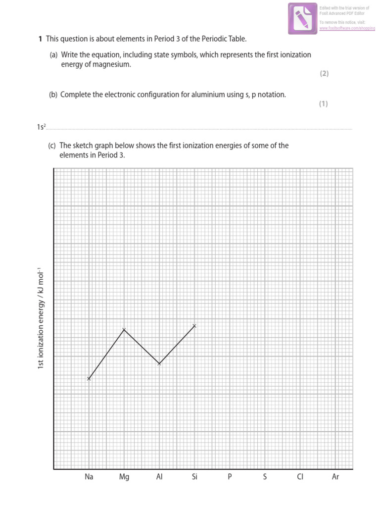 Atomic Structure & The Periodic Table 1 QP | PDF | Atoms | Isotope