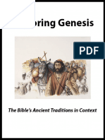 Exploring Genesis The Bibles Ancient Traditions in Context