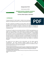 DR 205 SUSTENTA Producao Segranca Alimentar e Rendimento Familiar