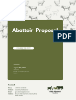 Abattoir Proposal