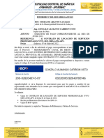 Informe Nro 002 Solicitud de Pago