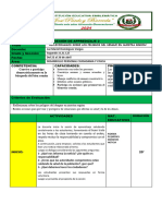 Sesión de Aprendizaje #5 DPCC 2do - Dengue 22-04-2024