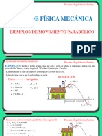 1 Ejemplos de Movimiento Parabolico