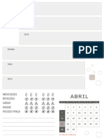 Calendário de parede 2024 com folhagem verde cinza documento A4 (3)