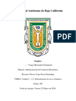 TAREA Unidad 2 - 2.3. Infraestructura de Un E-Commerce