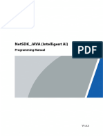 NetSDK - JAVA Programming Manual (Intelligent AI)