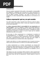 Cultura Empresarial