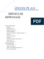 Besiness Plan Pour Service de Depanage