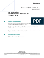 Enclosure - DX-D 100 - 100 Wireless - Clean Installation - WIN10 PC