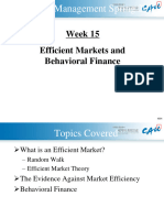 Financial Management Spring 2012 15.week