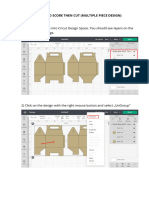 Score Then Cut Manual Multi Piece Design