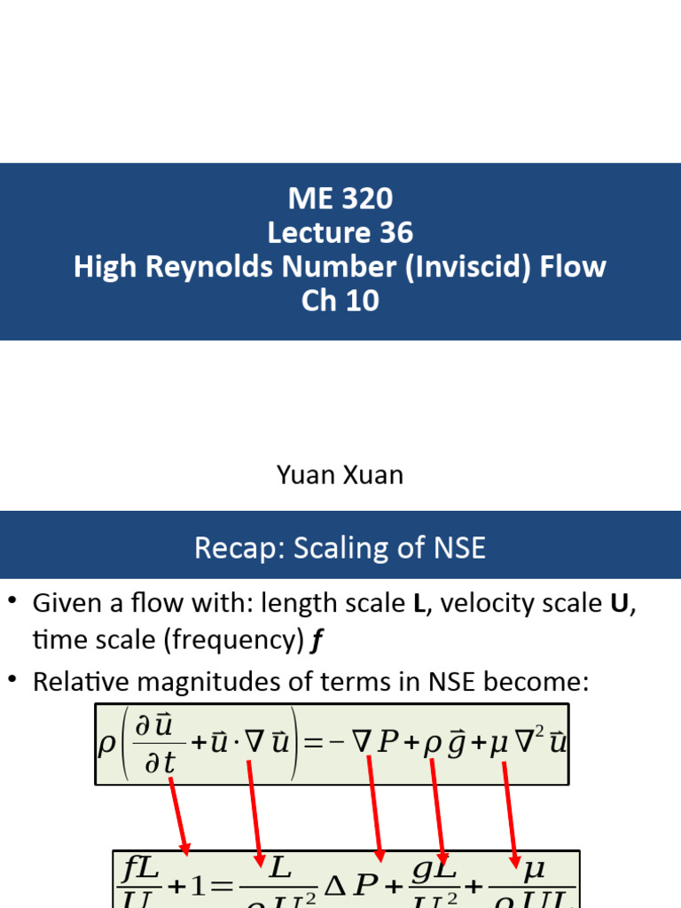 High Reynolds Number Flow Analysis | PDF | Fluid Dynamics | Reynolds Number