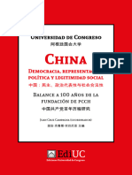 Libro. China. Democracia Representacion Politica y Legitimidad Social. Digital