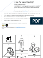 Short E Family Flip Book