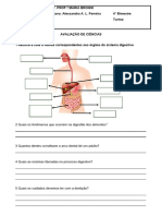 AVALIAÇÃO Ciencias - Trabalho