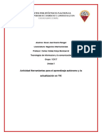 Herramientas para El Aprendizaje Autonomo y La Actualizacion en TIC