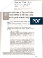 Lopes e Silvano e Begossi - Da Biologia A Etnobiologia - Taxonomia A Etnotaxonomia - Ecologia e Etnoecologia