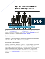 Family Nursing Care Plan 1st and 2nd Level Assessment