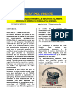 Boletín Especial Del Frente Nacional de Egresados Normalistas Rurales