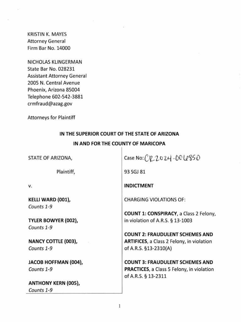 Indictment 03 | PDF | Presidents Of The United States | American Government