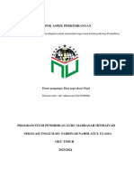 Aspek Aspek Perkembangan PDF