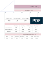 Fitness & Weight Loss Tracker Template