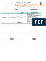 Plan de Actividades Tercero Informática